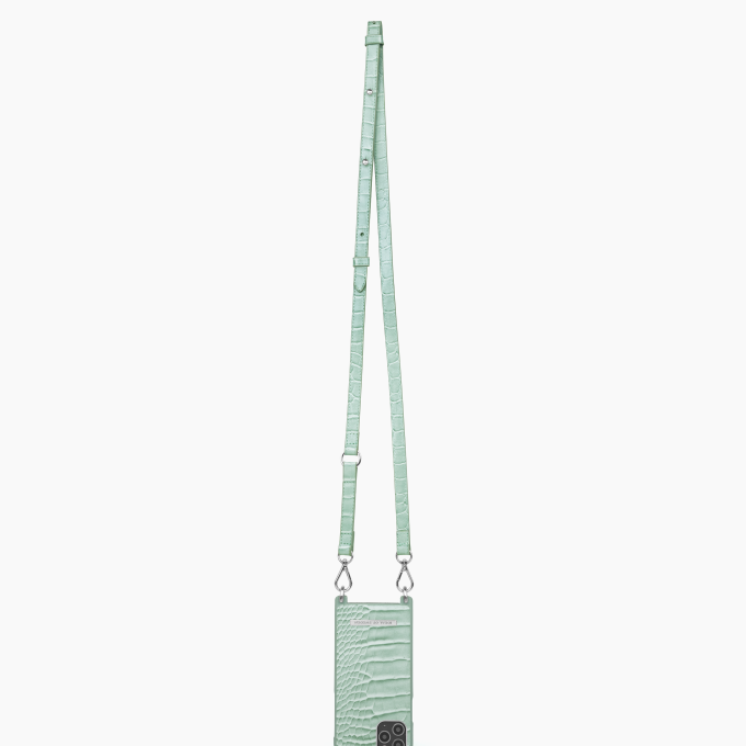 iPhone 6+/7+/8+ iDeal Of Sweden Atelier Necklace nugarėlė Mint Croco