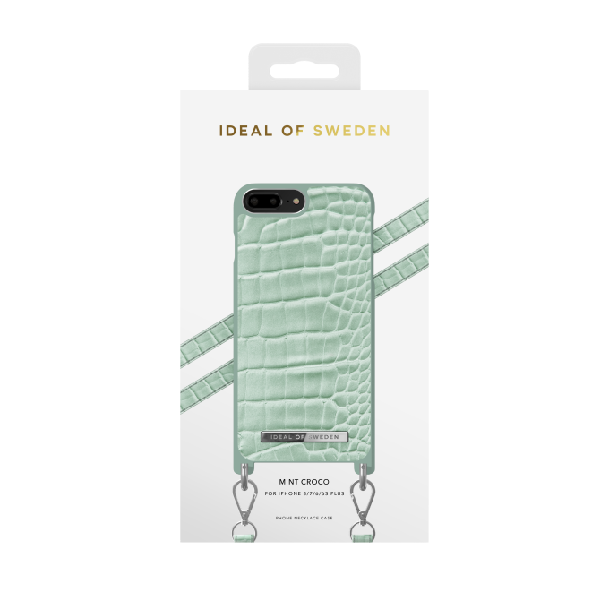 iPhone 6+/7+/8+ iDeal Of Sweden Atelier Necklace nugarėlė Mint Croco