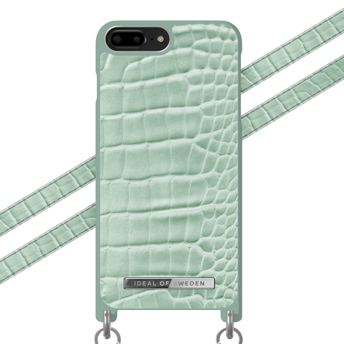 iPhone 6+/7+/8+ iDeal Of Sweden Atelier Necklace nugarėlė Mint Croco