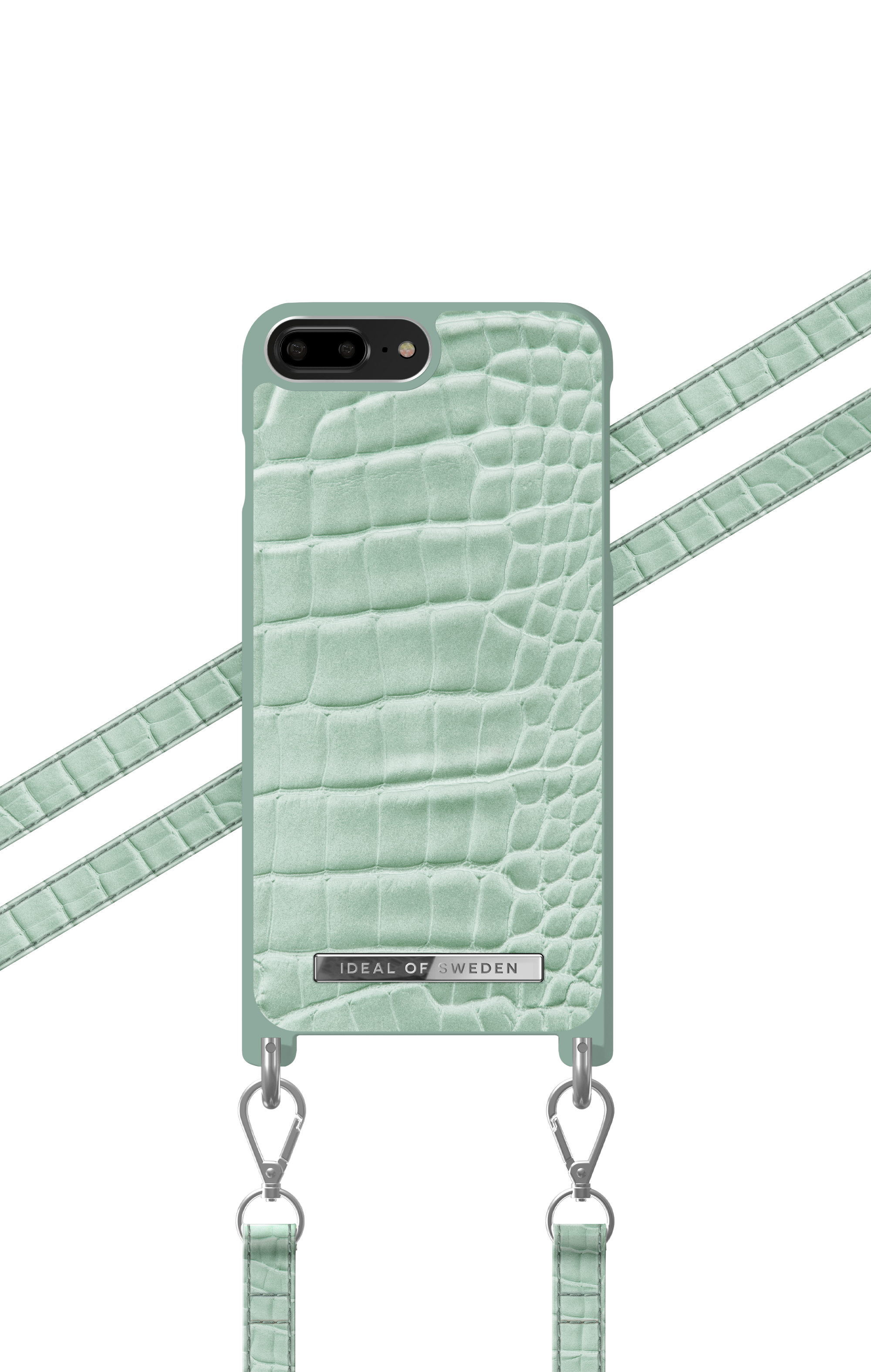 iPhone 6+/7+/8+ iDeal Of Sweden Atelier Necklace nugarėlė Mint Croco - Image 2