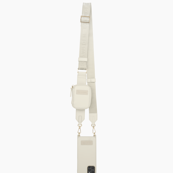 iPhone 11 PRO iDeal Of Sweden Athena Necklace nugarėlė Ecru