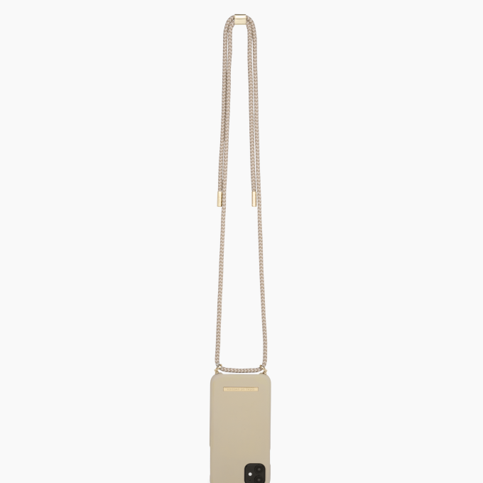 iPhone 11 PRO MAX iDeal Of Sweden Ordinary Necklace nugarėlė Cream Beige
