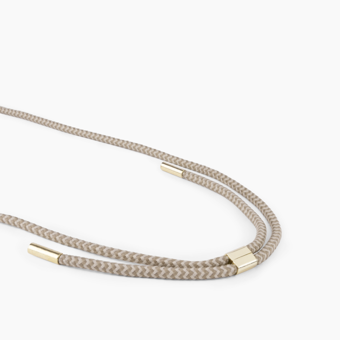 iPhone 11 PRO MAX iDeal Of Sweden Ordinary Necklace nugarėlė Cream Beige