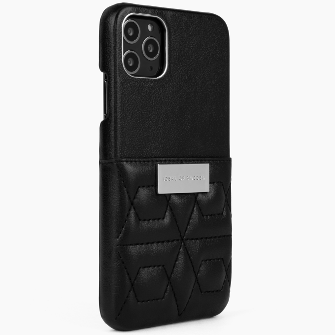 iPhone 11 PRO MAX iDeal Of Sweden Statement nugarėlė Quilted Black - Mini Cocket