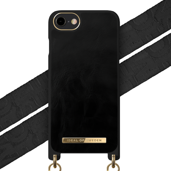 iPhone 6/7/8/SE 2020/SE 2022 iDeal Of Sweden Active Necklace nugarėlė Dynamic Black