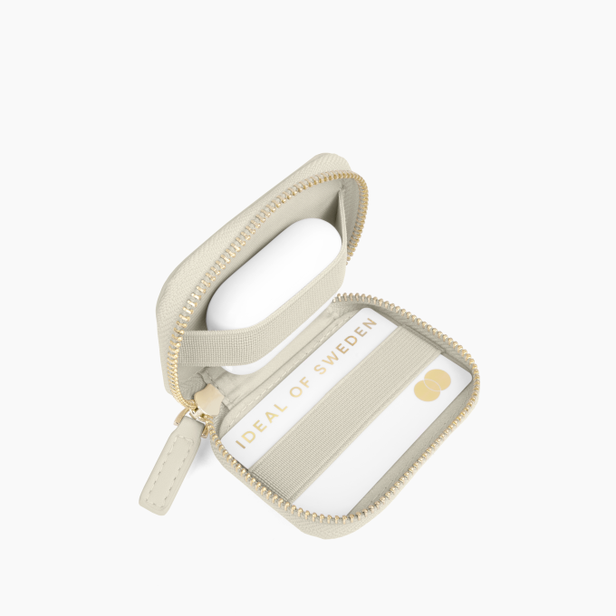 iPhone 12/12 PRO iDeal Of Sweden Athena Necklace nugarėlė Ecru