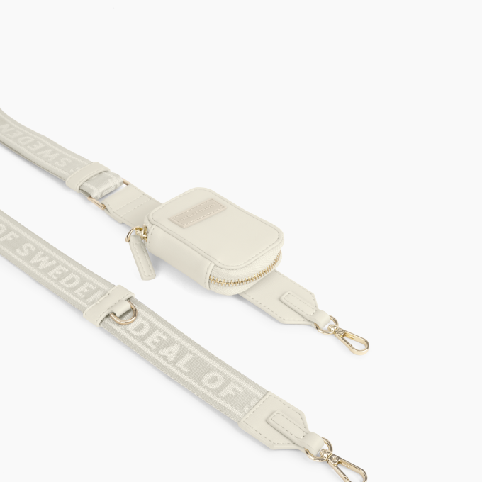 iPhone 12/12 PRO iDeal Of Sweden Athena Necklace nugarėlė Ecru