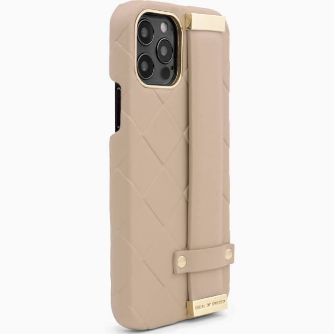 iPhone 12/12 PRO iDeal Of Sweden Statement nugarėlė Braided Light Camel