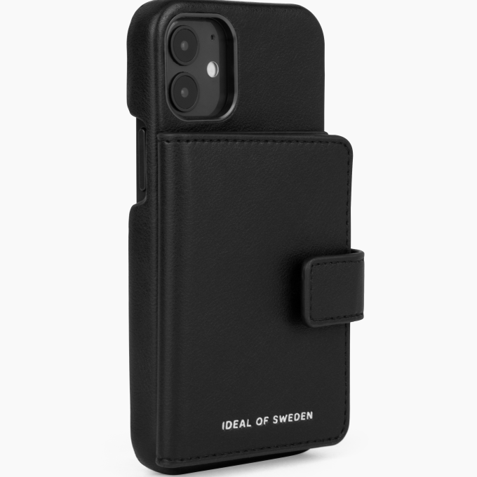 iPhone 12 MINI iDeal Of Sweden Statement nugarėlė Intense Black - Card Pocket