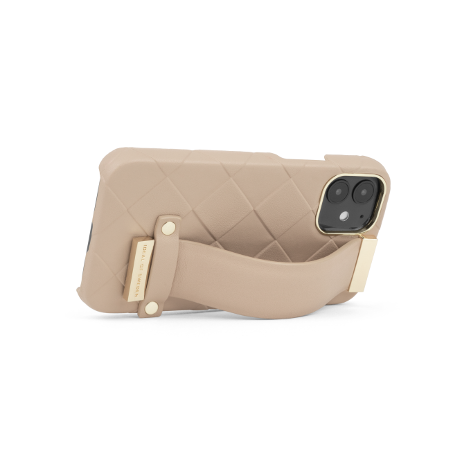 iPhone 12 MINI iDeal Of Sweden Statement nugarėlė Braided Light Camel