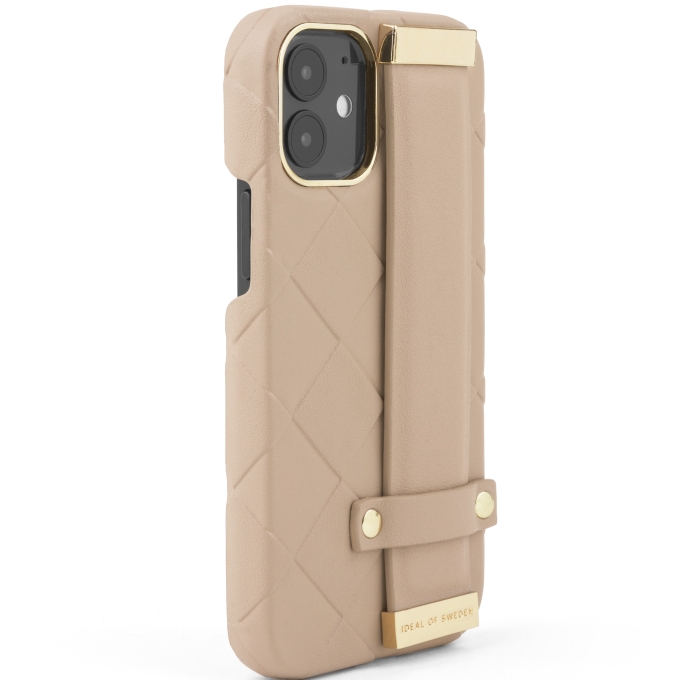 iPhone 12 MINI iDeal Of Sweden Statement nugarėlė Braided Light Camel
