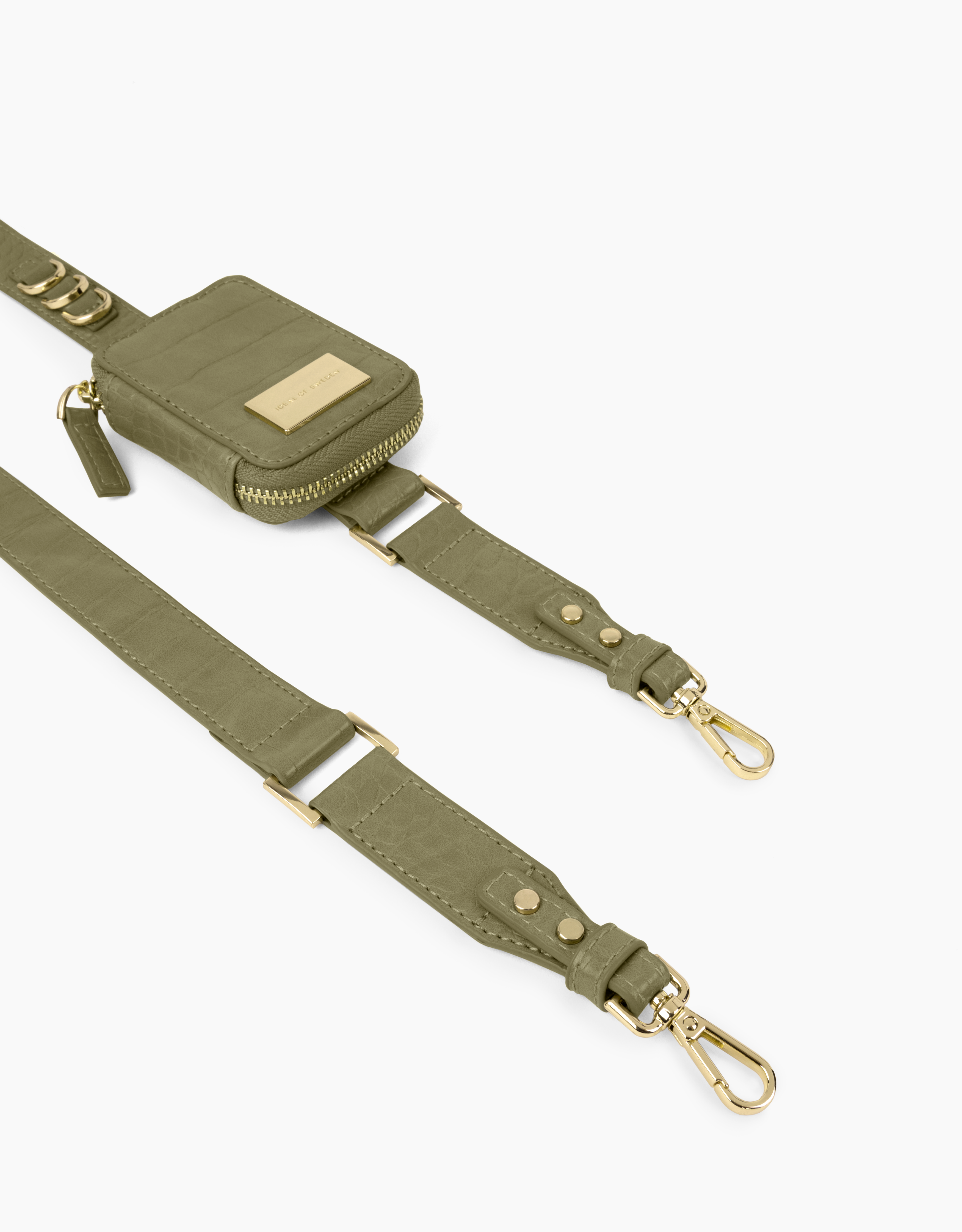 iPhone 13 PRO iDeal Of Sweden Atelier Necklace nugarėlė Sage Croco - Image 3