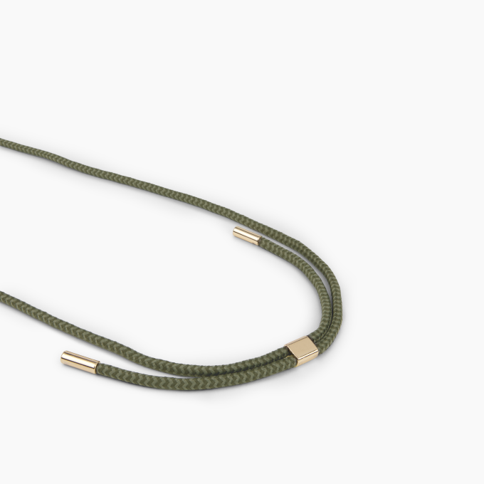 iPhone 13 MINI iDeal Of Sweden Ordinary Necklace nugarėlė Cool Khaki