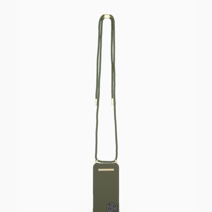 iPhone 13 MINI iDeal Of Sweden Ordinary Necklace nugarėlė Cool Khaki