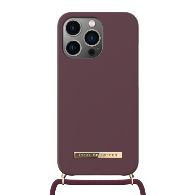 iPhone 13 PRO iDeal Of Sweden Ordinary Necklace nugarėlė Deep Cherry