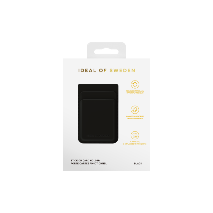 Klijuojama įmautė kortelėms iDeal Of Sweden Holder black