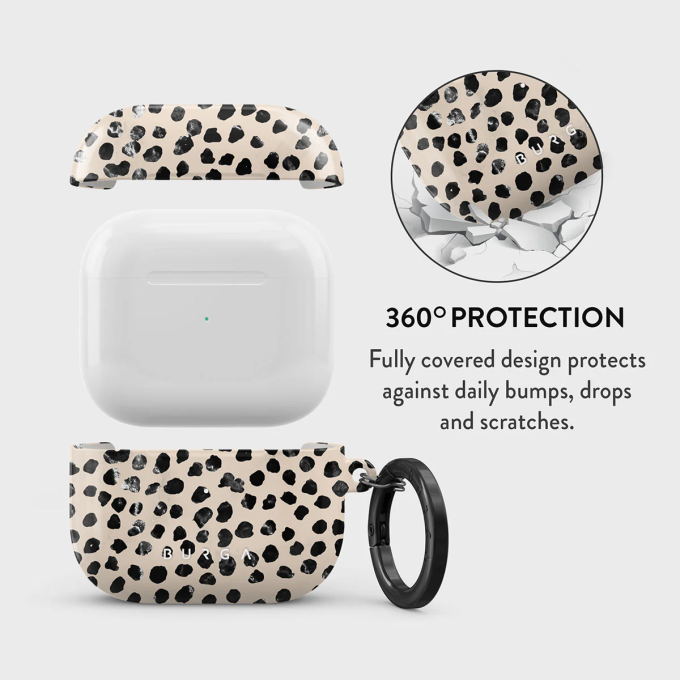 Airpods 3 Almond Latte BURGA dėklas