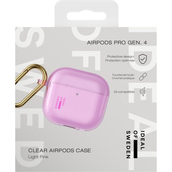 Airpods 4 iDeal Of Sweden Light Pink dėklas