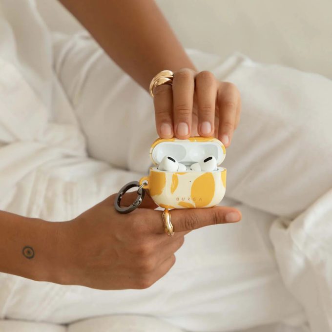 Airpods 4 Lemon Tart BURGA dėklas
