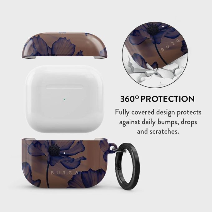 Airpods 4 Velvet Night BURGA dėklas