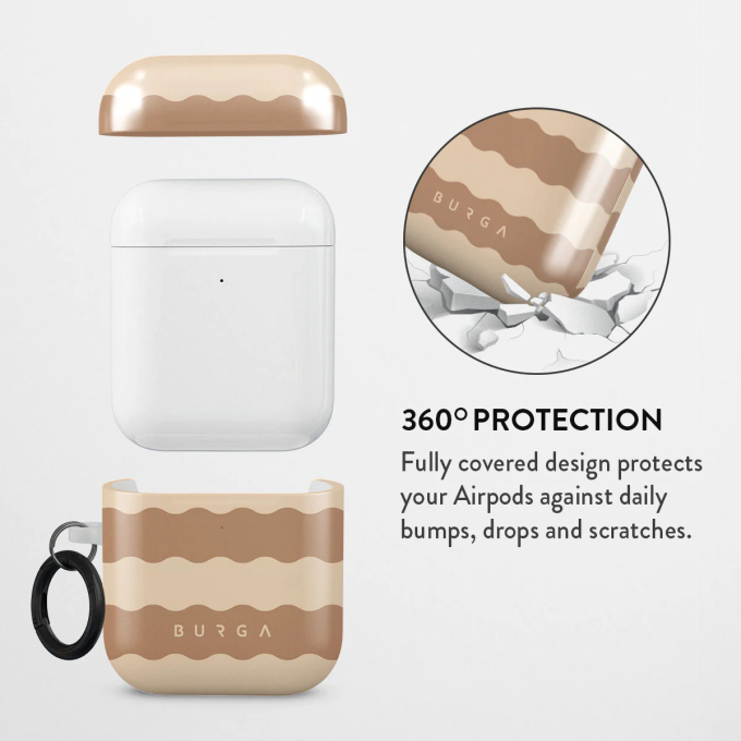Airpods Golden Sand BURGA dėklas
