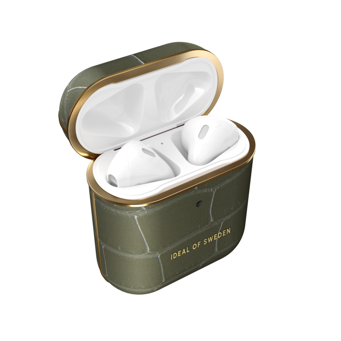 Airpods iDeal Of Sweden Khaki Croco dėklas