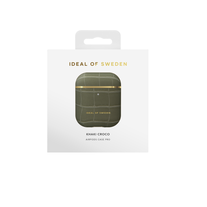 Airpods iDeal Of Sweden Khaki Croco dėklas