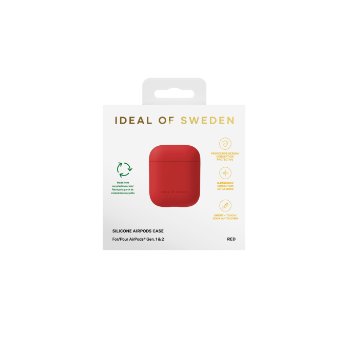Airpods iDeal Of Sweden Red dėklas