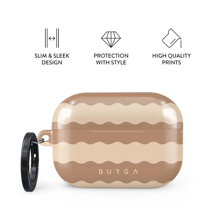 Airpods PRO 2 Golden Sand BURGA dėklas