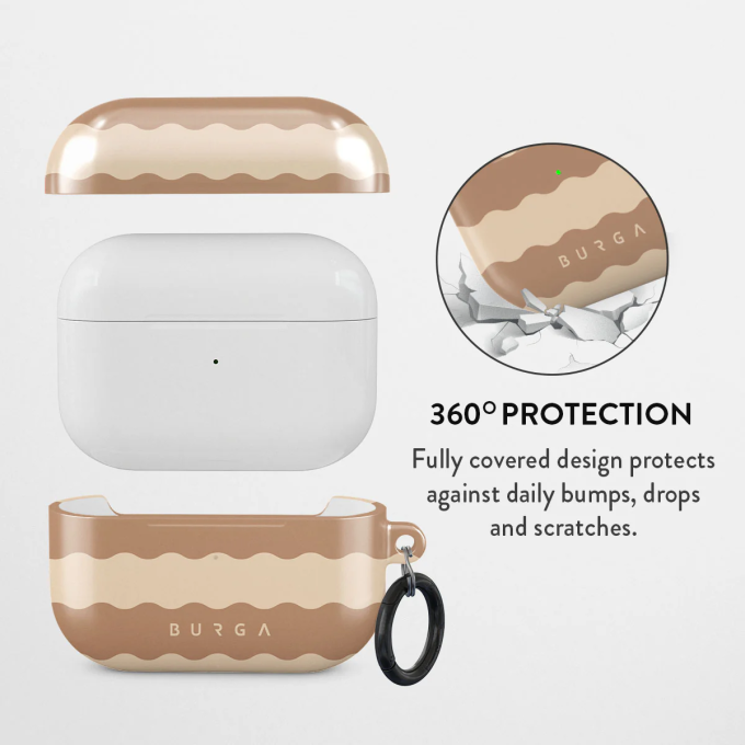 Airpods PRO Golden Sand BURGA dėklas