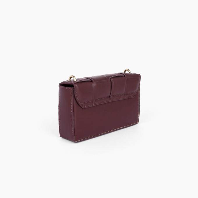 Braided Crossbody iDeal Of Sweden Bag Burgundy