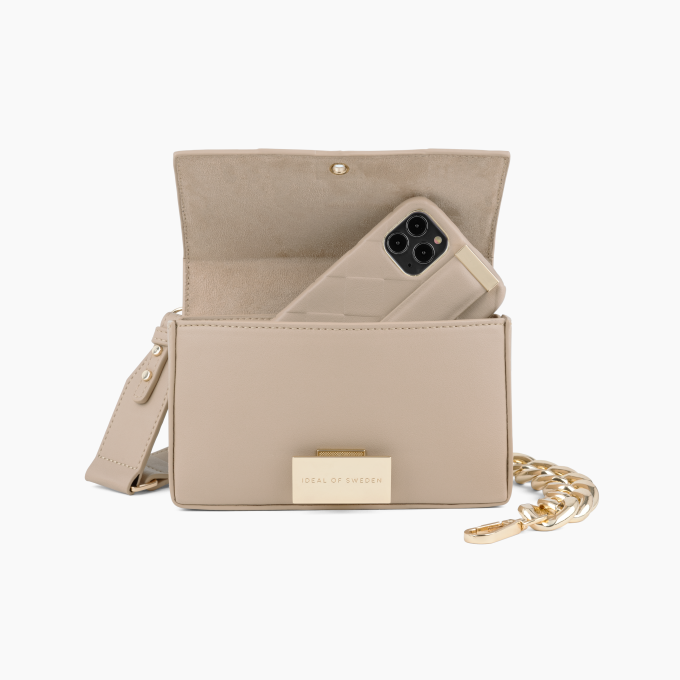 Braided Crossbody iDeal Of Sweden Bag Light Camel