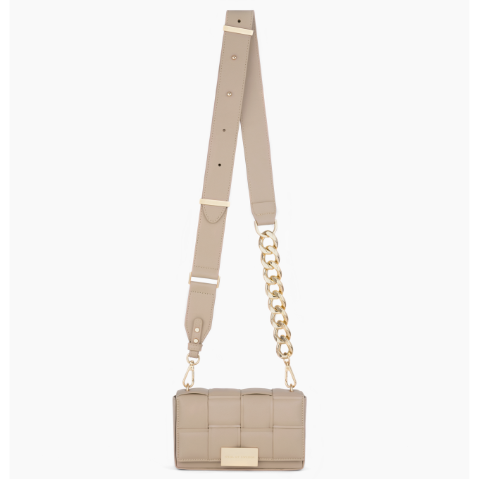 Braided Crossbody iDeal Of Sweden Bag Light Camel