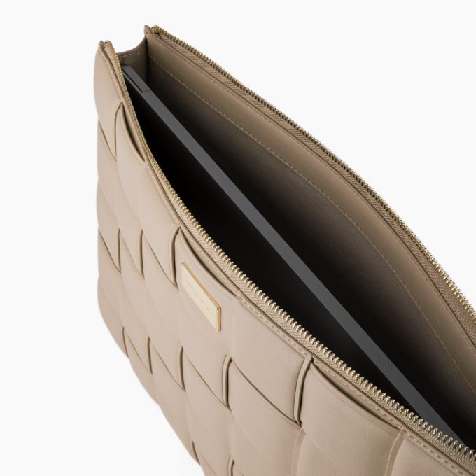 Braided iDeal Of Sweden Laptop Sleeve 16 Light Camel