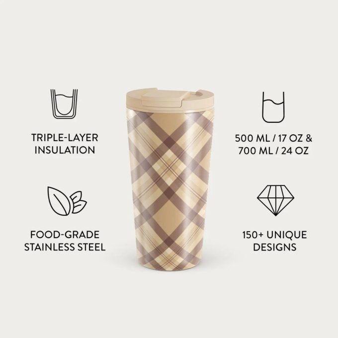 Termo puodelis BURGA - Flap lid 500 ml