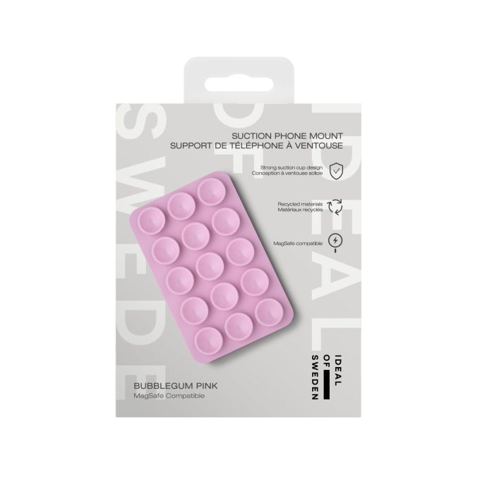 Magnetinis laikiklis iDeal of Sweden MagSafe Suction Phone Mount Bubblegum Pink
