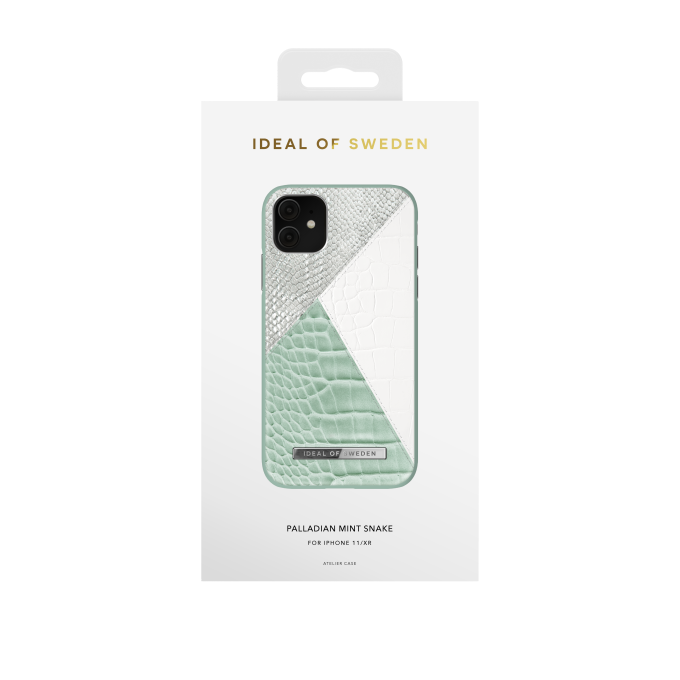 iPhone 11 iDeal Of Sweden nugarėlė Palladian Mint Snake