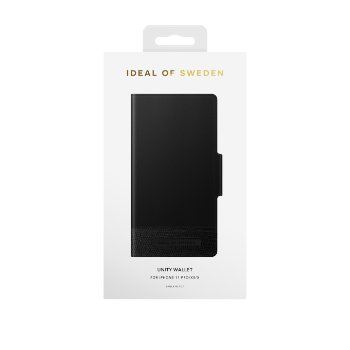 iPhone 11 PRO iDeal Of Sweden dėklas Unity Wallet Eagle Black
