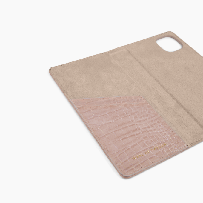 iPhone 11 PRO iDeal Of Sweden dėklas Wallet Rose Croco