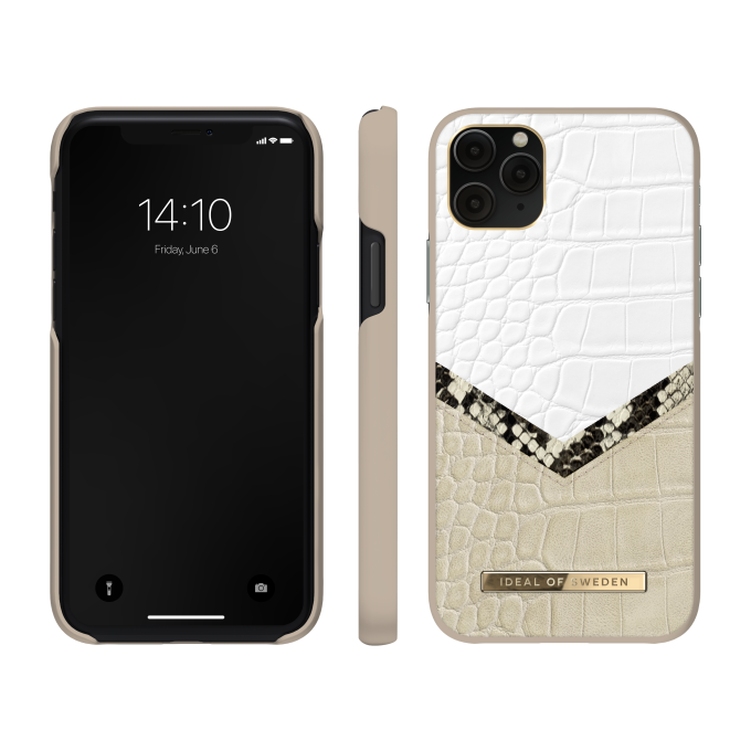 iPhone 11 PRO iDeal Of Sweden nugarėlė Dusty Cream Python