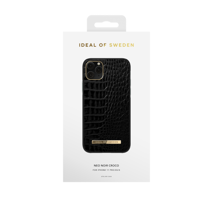 iPhone 11 PRO iDeal Of Sweden nugarėlė Neo Noir Croco