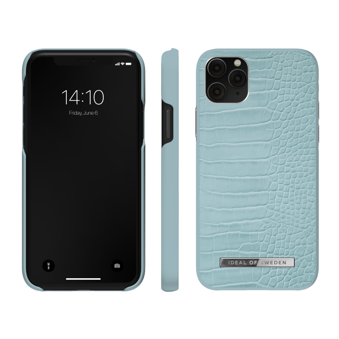 iPhone 11 PRO iDeal Of Sweden nugarėlė Soft Blue Croco