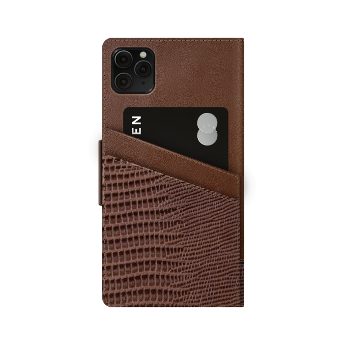 iPhone 11 PRO MAX iDeal Of Sweden dėklas Unity Wallet Wild Cedar Snake