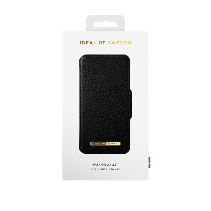 iPhone 11 PRO MAX iDeal Of Sweden dėklas Wallet Black