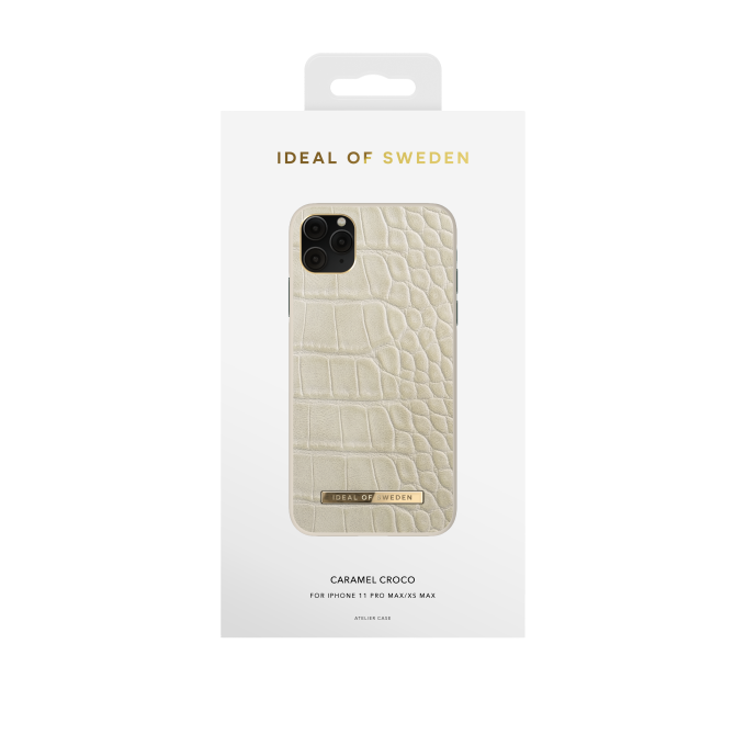 iPhone 11 PRO MAX iDeal Of Sweden nugarėlė Caramel Croco