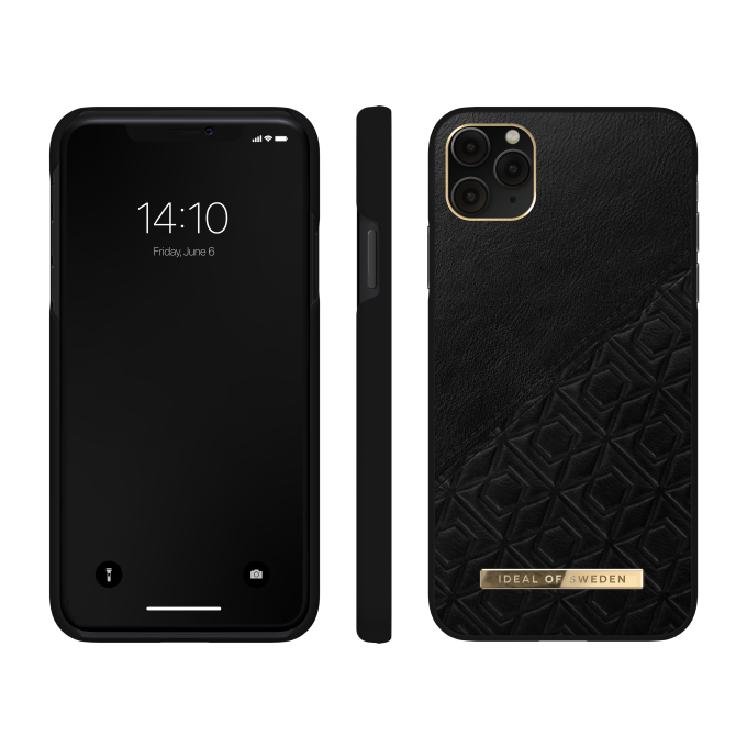 iPhone 11 PRO MAX iDeal Of Sweden nugarėlė Embossed Black