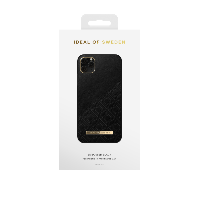iPhone 11 PRO MAX iDeal Of Sweden nugarėlė Embossed Black