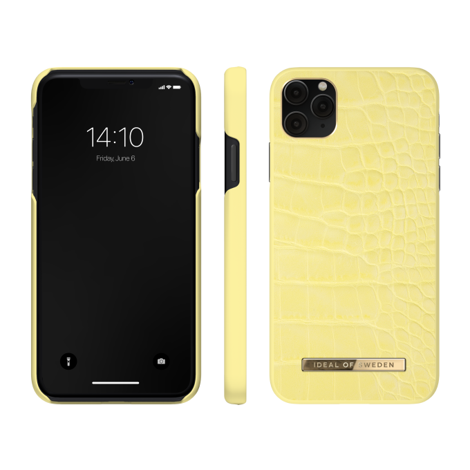 iPhone 11 PRO MAX iDeal Of Sweden nugarėlė Lemon Croco