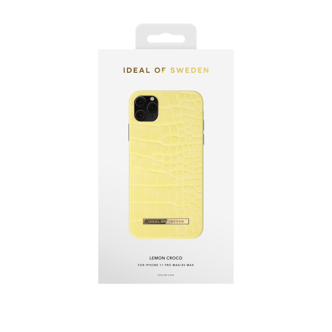 iPhone 11 PRO MAX iDeal Of Sweden nugarėlė Lemon Croco