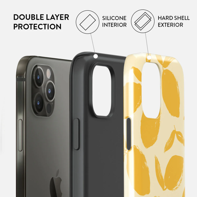 iPhone 12 / 12 PRO Magsafe Lemon Tart Tough BURGA nugarėlė